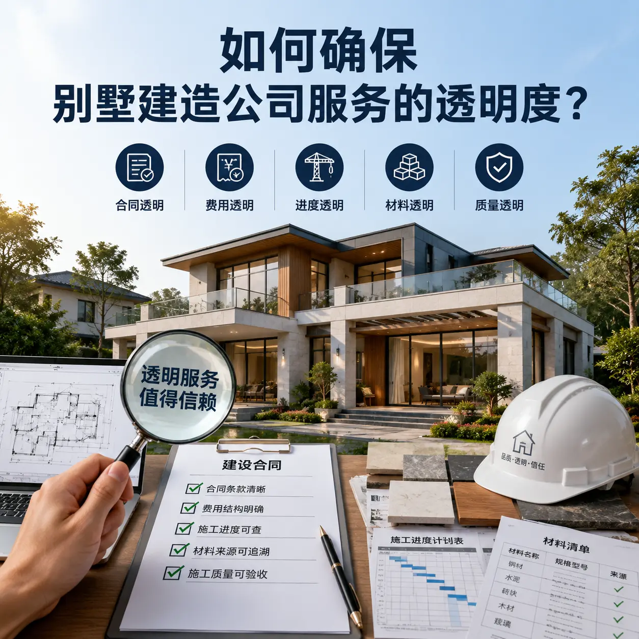 在 黔东南 如何确保别墅建造公司服务的透明度?
