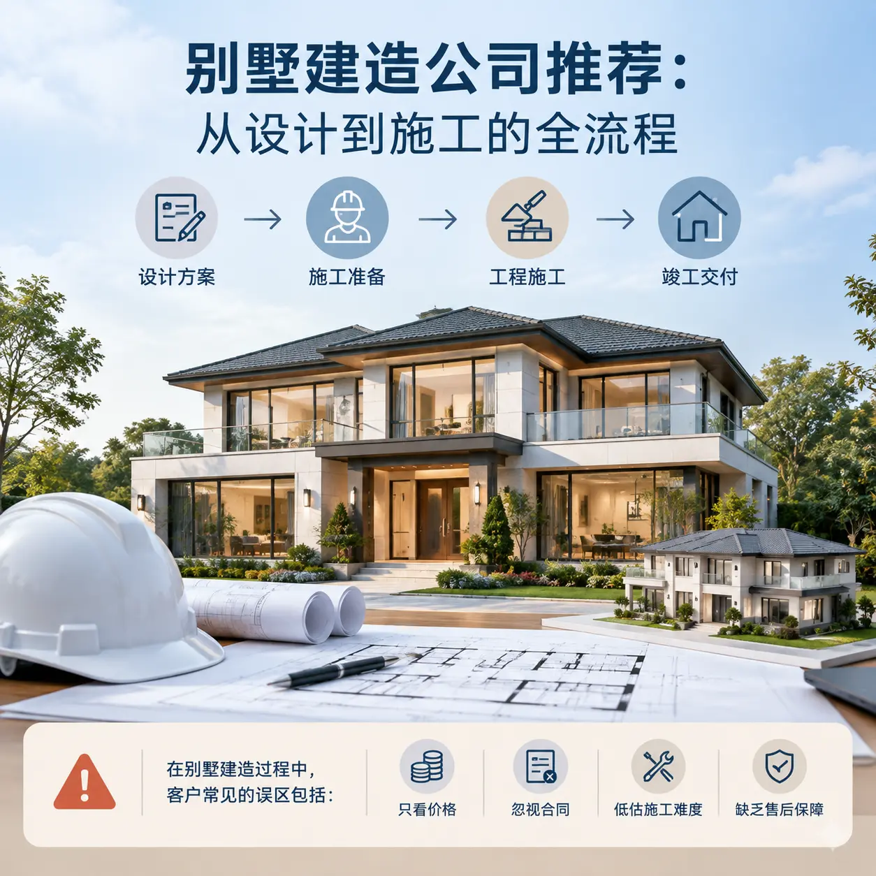 别墅建造公司推荐:从设计到施工的全流程