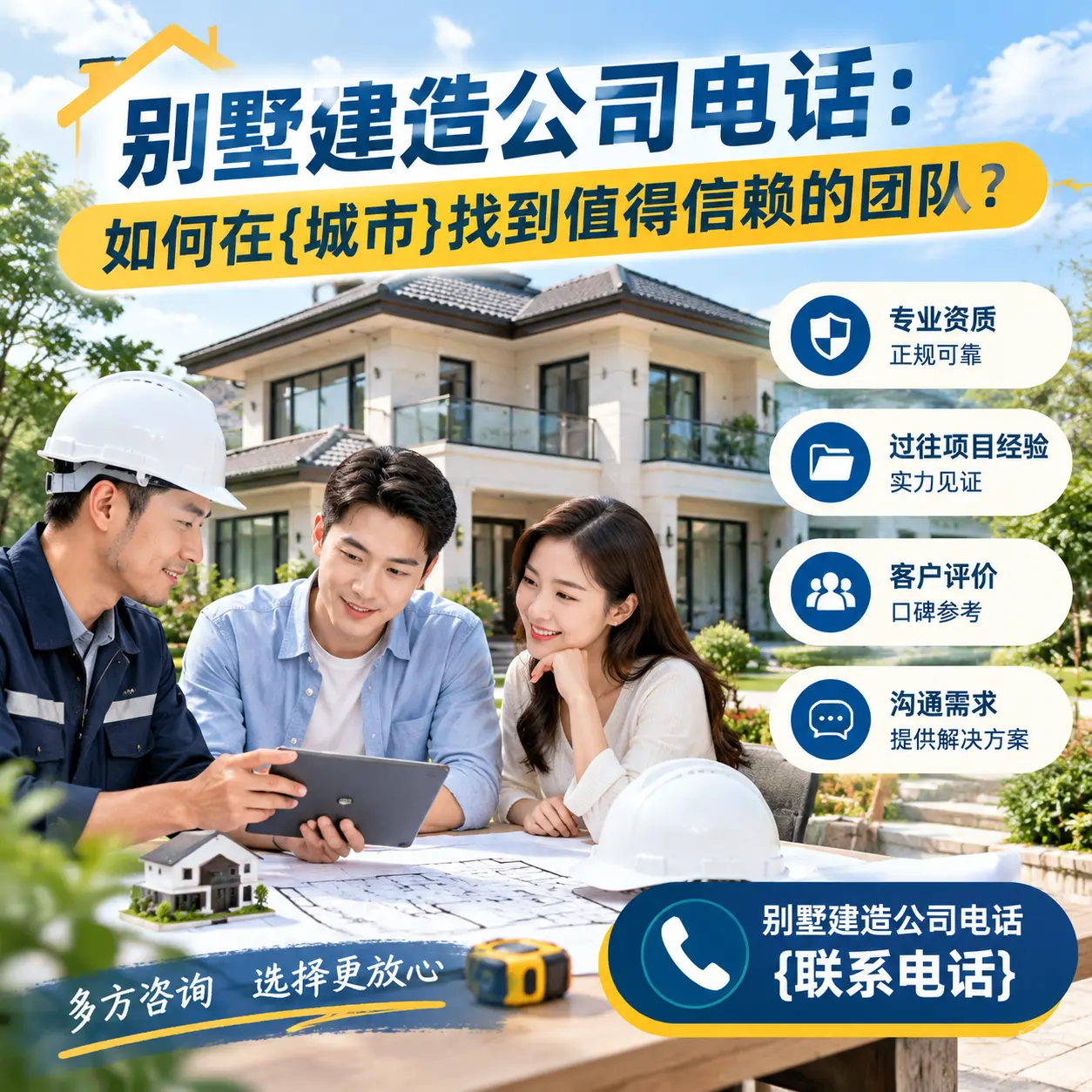 别墅建造公司电话:如何在黔东南找到值得信赖的团队?