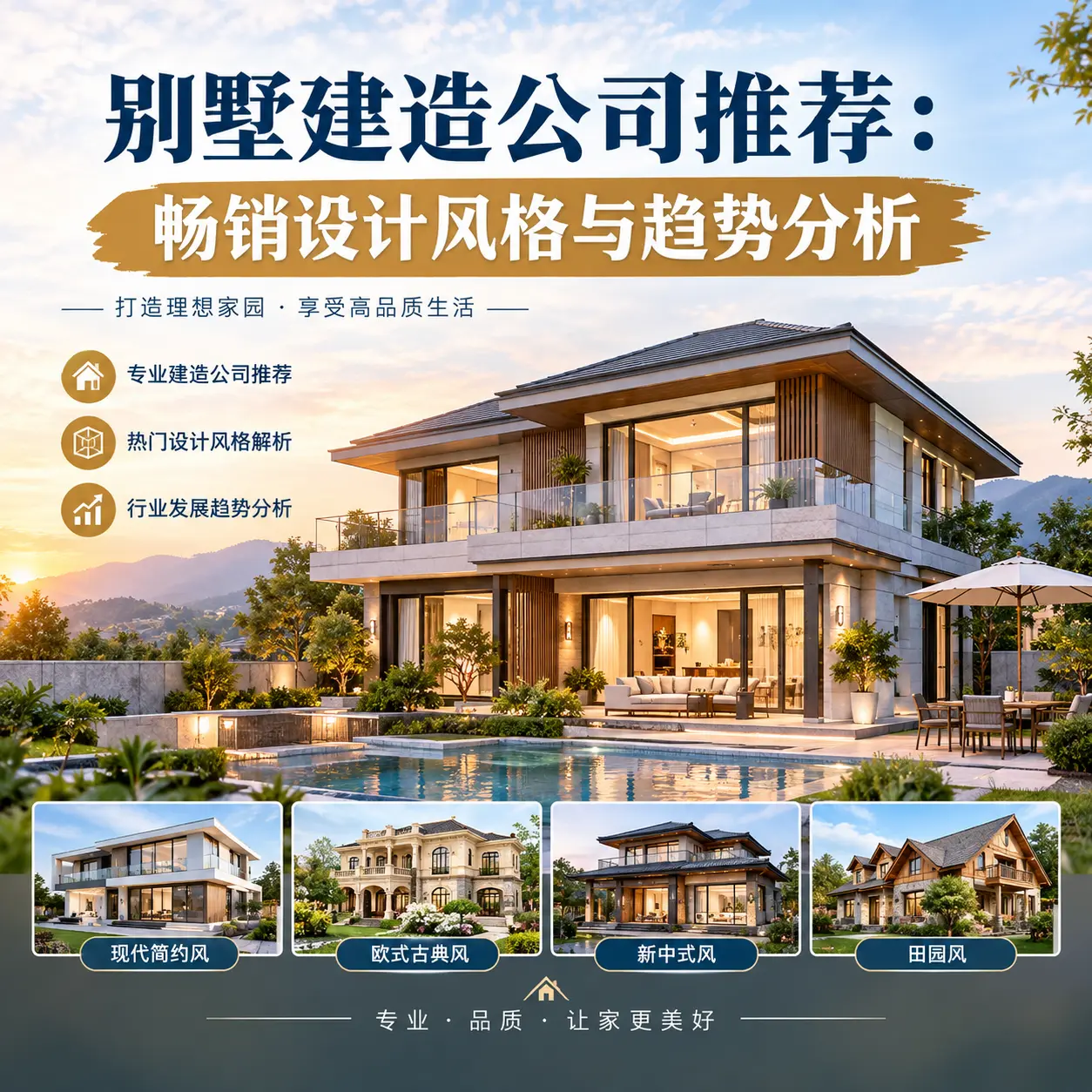 别墅建造公司推荐: 黔东南 畅销设计风格与趋势分析