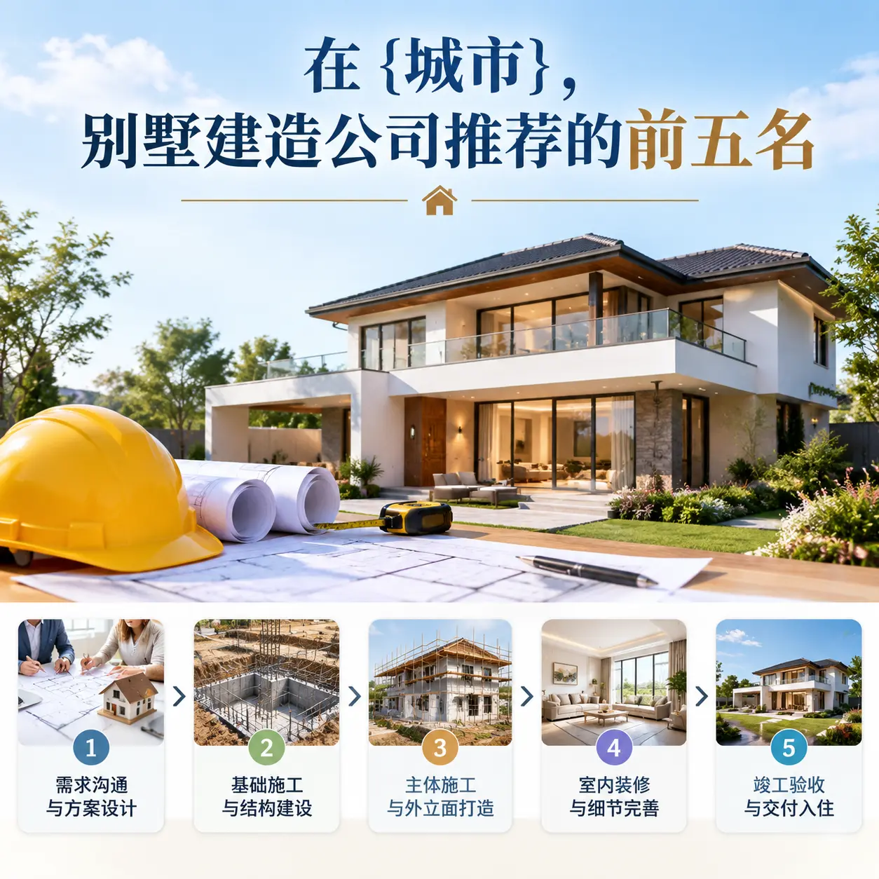 在 黔东南，别墅建造公司推荐的前五名