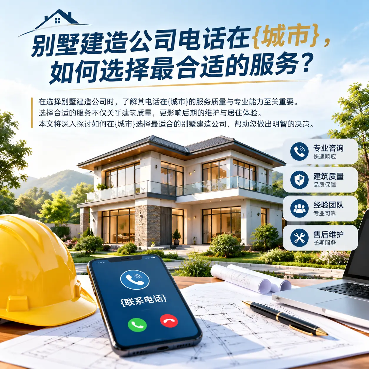 别墅建造公司电话在黔东南,如何选择最合适的服务?