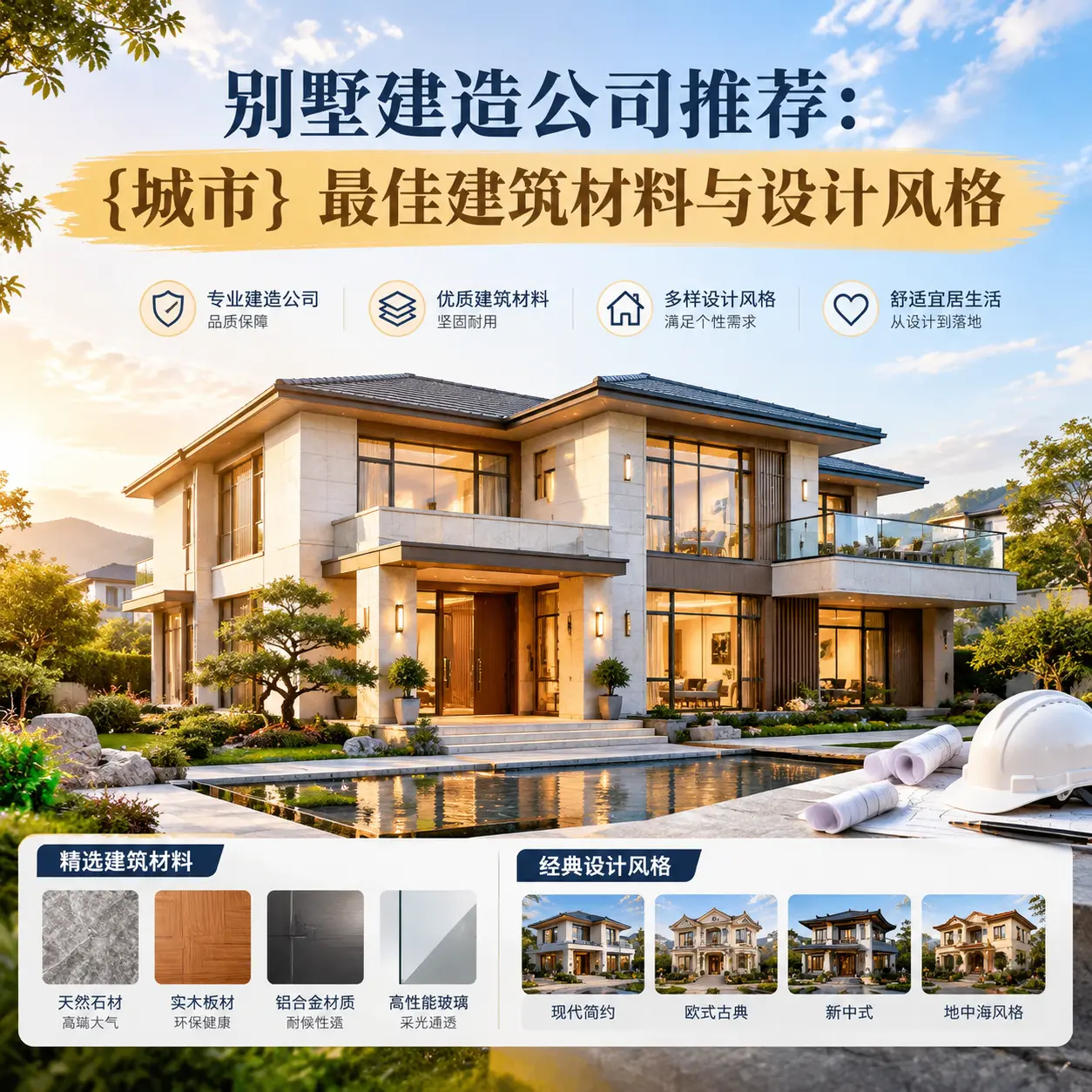 别墅建造公司推荐: 黔东南 最佳建筑材料与设计风格