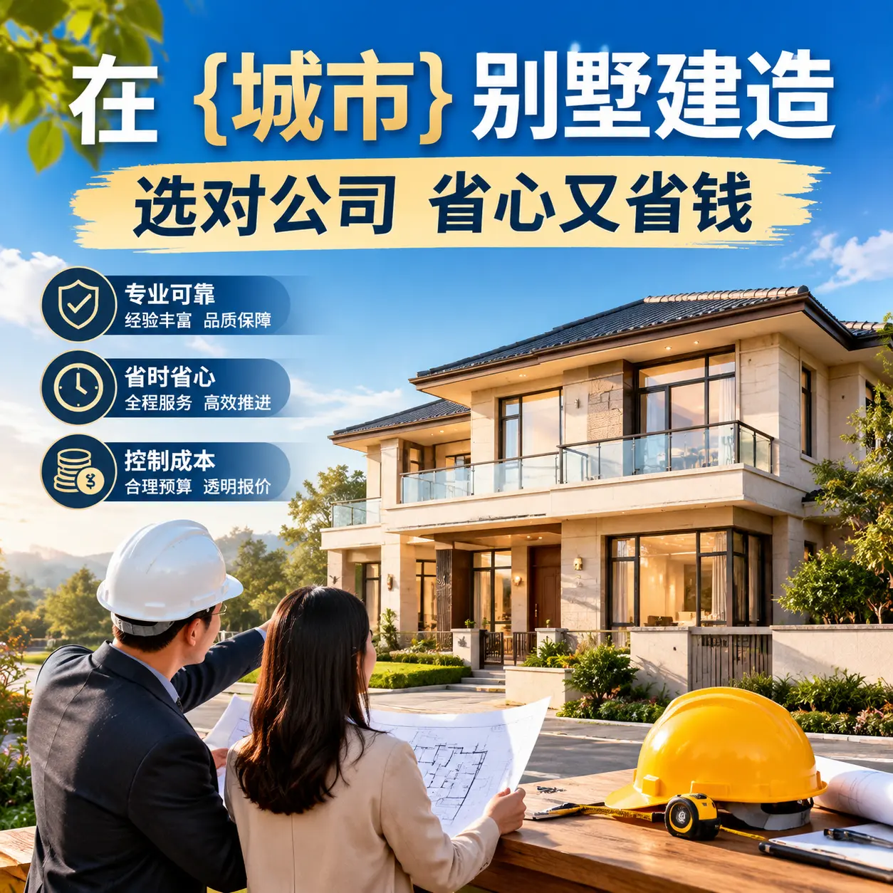 在 黔东南 别墅建造，选对公司省心又省钱