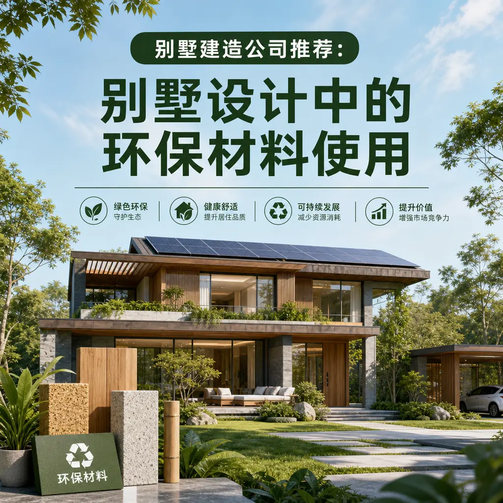 别墅建造公司推荐: 黔东南 别墅设计中的环保材料使用
